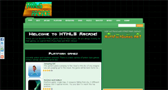 Desktop Screenshot of html5arcade.com