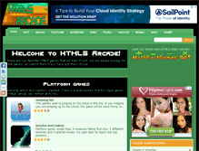 Tablet Screenshot of html5arcade.com